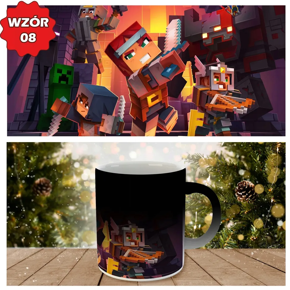 kubek-magiczny-fp-minecraft-steve-creeper-gift-stan-nowy