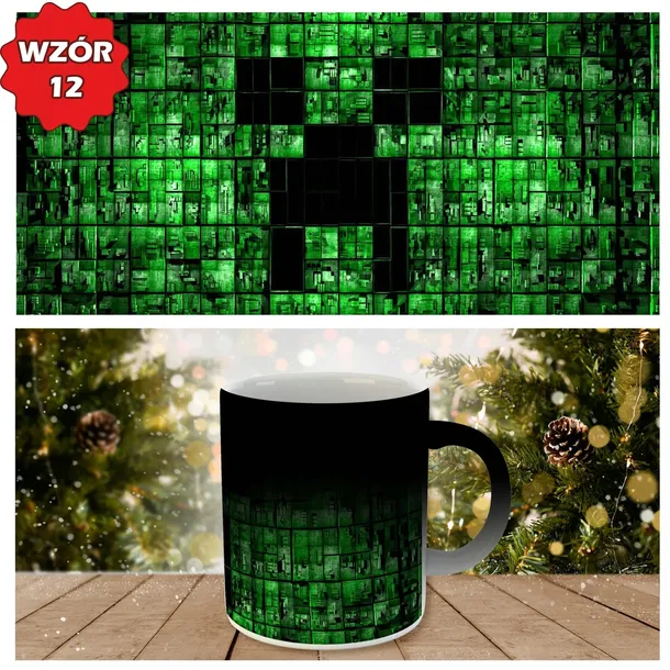 kubek-magiczny-fp-minecraft-steve-creeper-gift-stan-nowy-marka-inna