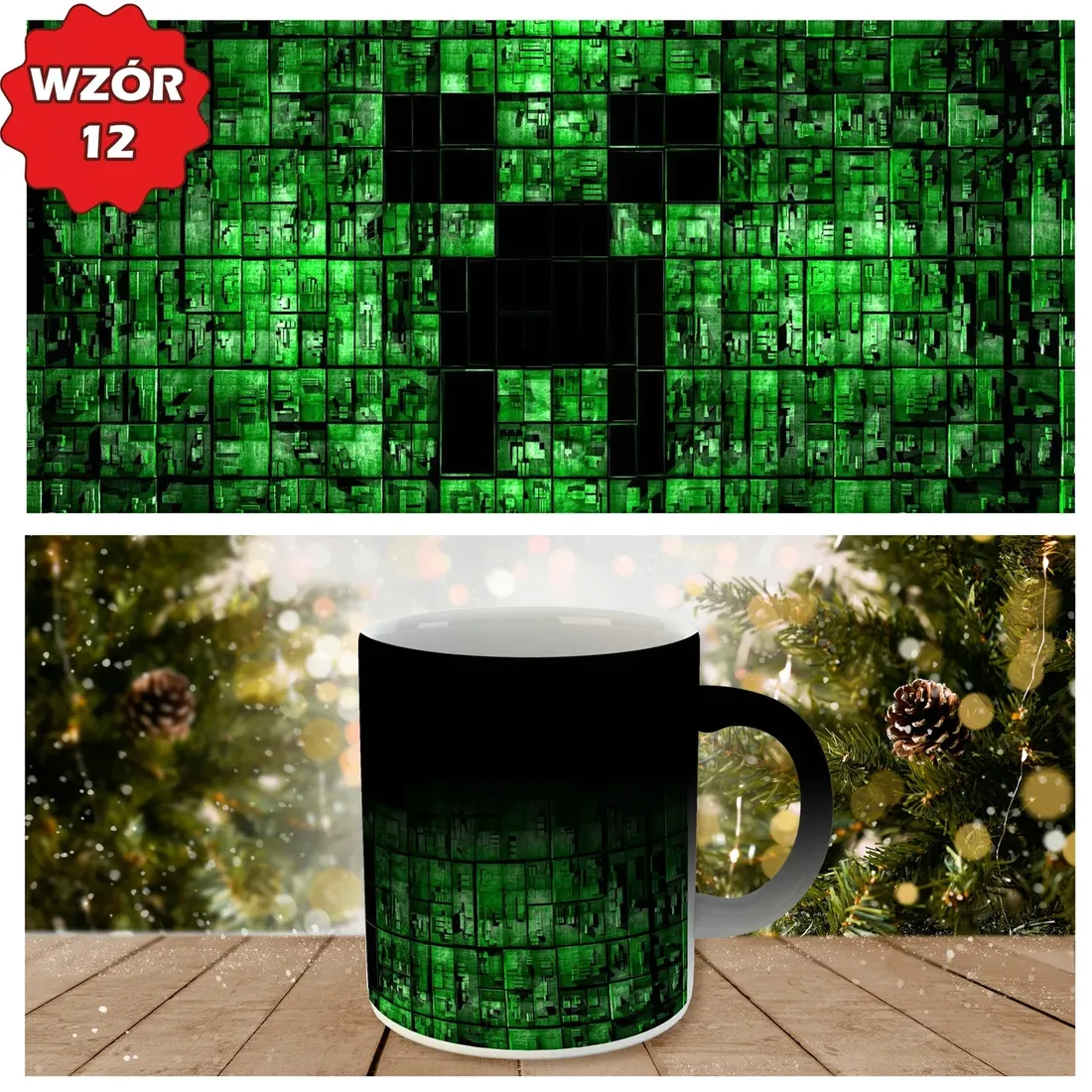 kubek-magiczny-fp-minecraft-steve-creeper-gift-stan-nowy