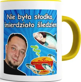 kubek-zolty-rant-ucho-smierdzi-sledziem