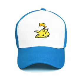 czapka-z-daszkiem-niebieska-pikachu