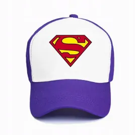 czapka-z-daszkiem-fioletowa-superman