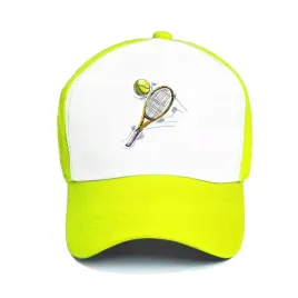 czapka-z-daszkiem-zolta-tenis