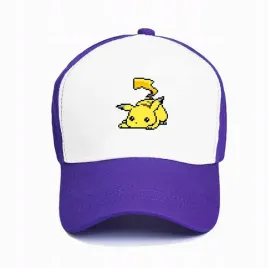 czapka-z-daszkiem-fioletowa-pikachu