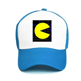 czapka-z-daszkiem-niebieska-pacman