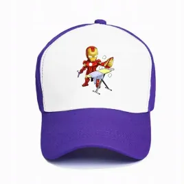 czapka-z-daszkiem-fioletowa-iron-man