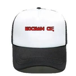czapka-z-daszkiem-czarno-biala-kocham-cie