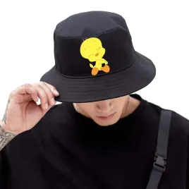 kapelusz-bucket-hat-czarny-tweetie-01