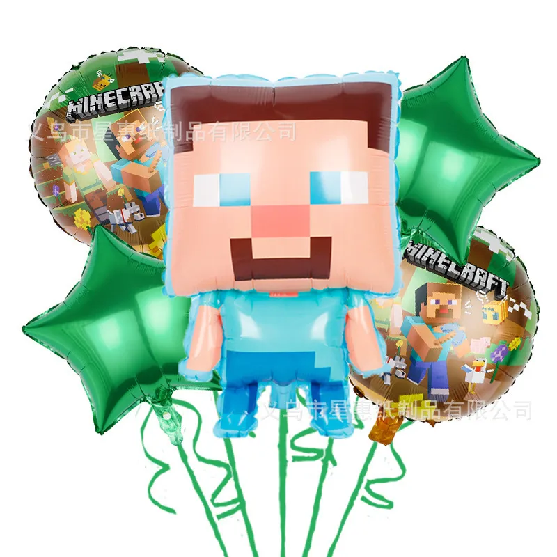 balony-foliowe-minecraft-5-szt