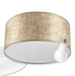 plafon-livo-o-30-cm-1xe27-denko-zarowka-zloty-brazowy-lampa-sufitowa