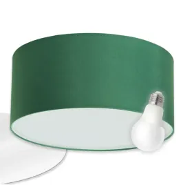 lampa-sufitowa-plafon-abazur-o30-cm-1xe27-butelkowa-zielen-zielony-zarowka