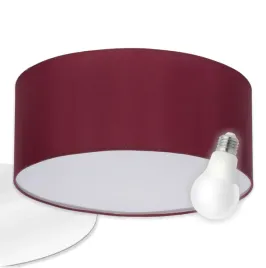 plafon-lampa-bordowy-o-30-cm-1xe27-denko-zarowka-rozne-rozmiary-sufitowa