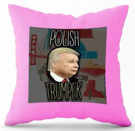 poduszka-rozowa-nadruk-pdm-politycy-35-prezent