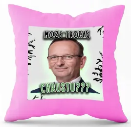 poduszka-rozowa-nadruk-pdm-politycy-03-prezent
