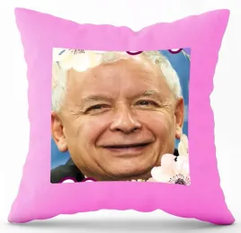 poduszka-rozowa-nadruk-pdm-politycy-10-prezent