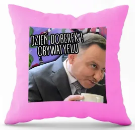 poduszka-rozowa-nadruk-pdm-politycy-62-prezent