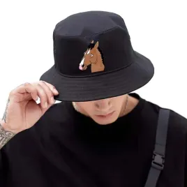 kapelusz-bucket-hat-czarny-bojack-horseman-01