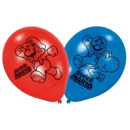 balony-lateksowe-super-mario-mix-23-cm-6-szt