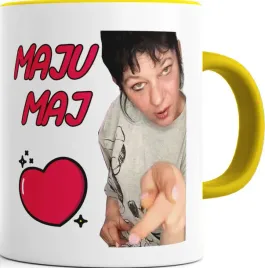 kubek-zolty-rant-ucho-maju-maj-goha