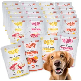 mokra-karma-dla-psa-bult-tuf-tuf-saszetka-mielonka-mieso-mix-smakow-20x100g