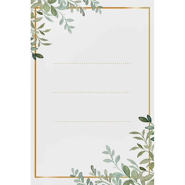 Etykiety samoprzylepne 60 x 90 mm na butelki, słoiki, prezenty wzór floryst