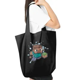 torba-czarna-a4-minecraft-001-na-zakupy-prezent