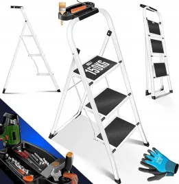 drabina-do-150-kg-antyposlizgowa-3-poziomy-tacka-rekawice-biala