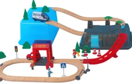 drewniana-kolejka-elektryczna-z-torem-60-elementow-pociag-ele-fun-3-pociag