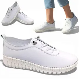 damskie-polbuty-skorzane-38-buty-sportowe-biale-wiosenne-wygodne-t-sokolski