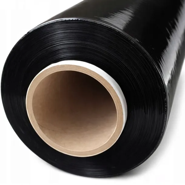 FOLIA STRETCH CZARNA 3KG STRECZ CZARNY 3 KG ROLKA MOCNA KRYJĄCA PREMIUM