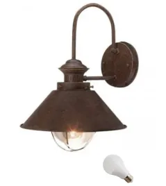 led-lampa-latarnia-bronze-kinkiet-ip23-brazowa-rdzawa