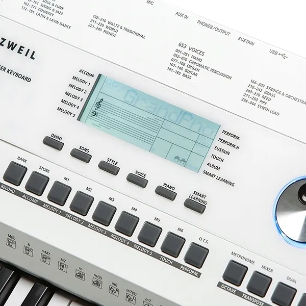 kurzweil-kp110-white-keyboard-stan-nowy
