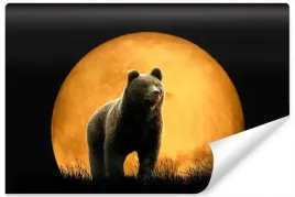 fototapeta-niedzwiedz-czerwony-ksiezyc-3d-450x300