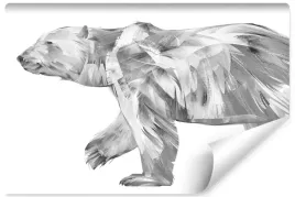 fototapeta-rysowany-niedzwiedz-polarny-3d-400x280