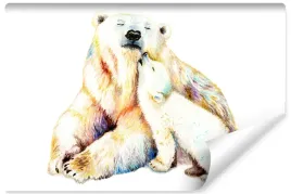 fototapeta-dziecieca-misie-polarne-malunek-450x300