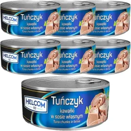 helcom-tunczyk-kawalki-w-sosie-wlasnym-170g-x-7-sztuk
