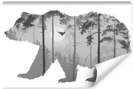fototapeta-abstrakcja-mis-las-we-mgle-w-3d-450x300