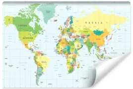 fototapeta-kolorowa-polityczna-mapa-swiata-450x300