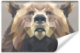 fototapeta-niedzwiedz-brunatny-geometria-450x300