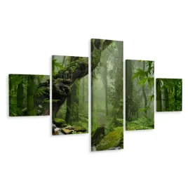 obraz-poliptyk-las-deszczowy-krajobraz-3d-250x150