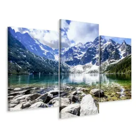 obraz-tryptyk-gory-jezioro-morskie-oko-3d-90x60