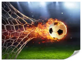 fototapeta-dla-dzieci-pilka-nozna-sport-ogien-dla-mlodziezy-wzor-3d-450x300
