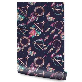tapeta-dla-mlodziezy-boho-kolorowe-lapacze-snow