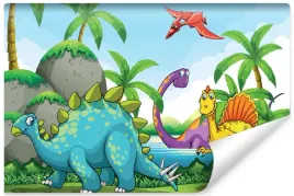 fototapeta-dla-dziecka-dinozaury-zielen-400x280