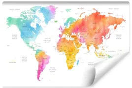 fototapeta-kolorowa-mapa-malowana-akwarela-450x300