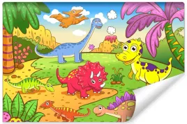 fototapeta-dla-dziecka-male-dinozaury-laka-400x280