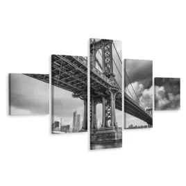 obraz-5-czesci-most-new-york-panorama-3d-250x150