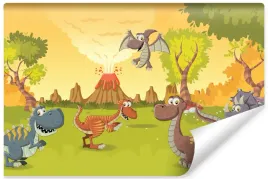 fototapeta-dinozaury-kreskowka-dla-dzieci-450x300