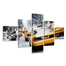 obraz-5-czesci-taxi-na-ulicy-nyc-dekor-3d-250x150