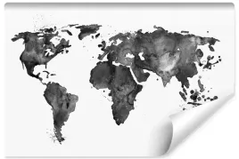 fototapeta-szara-mapa-malowana-akwarela-450x300